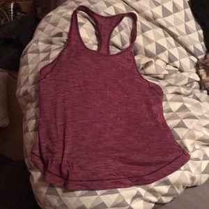 Red-ish lululemon tank top/ workout tank